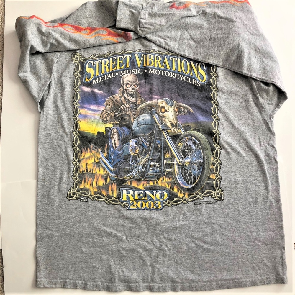 Street Vibration 2003 Reno t shirt Motorcycles